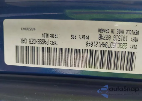 2010 Dodge Challenger R/T z USA, uszkodzony, nr VIN 2B3CJ5DT9AH121040